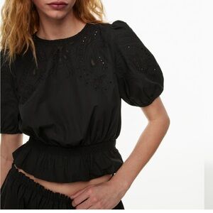 Little Moon/ Aritzia Tapa Poplin Blouse